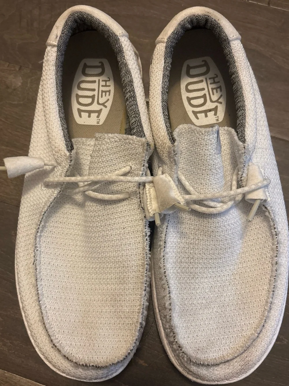 Hey Dude Kids White Slip-On Sneaker